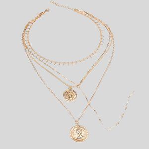 Layered Coin Necklace